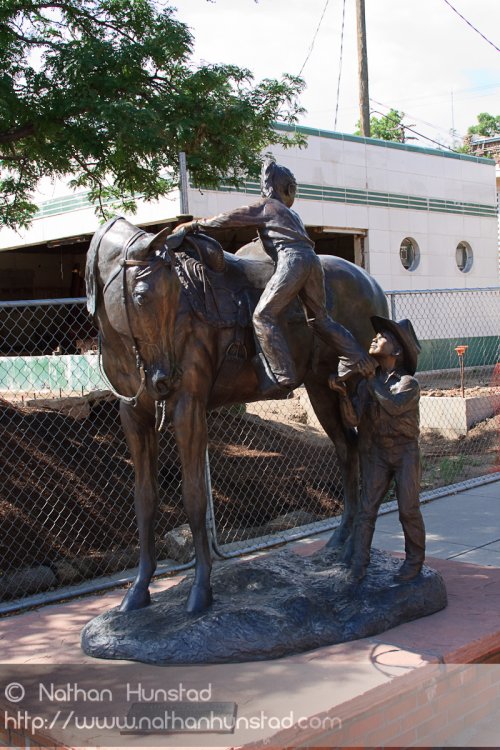A sculpture in Golden, CO